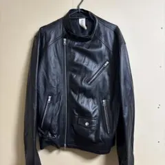 De Delan デラン 希少サイズ44 ダブルライダースジャケット De Delan デラン 希少サイズ44 ダブルライダースジャケット - メルカリ
