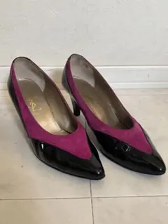 イブサンローラン パンプス スエード