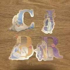 K*m様 ディズニーストア　プリンセスシール　４セット