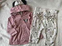 ディズニーベビー　12m  上下セット　ミニー