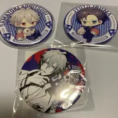 ヒプノシスマイク 左馬刻 銃兎 缶バッジ 3点セット フクヤ 75mm
