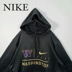 NIKE ワシントン大学 パーカー M 黒 カレッジロゴ