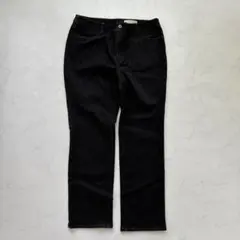 【美品】CROCODILE デニムパンツ ブラック ストレッチ 3L（F237）