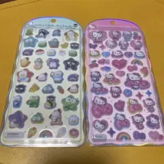 【正規品】コットンパフィー　シール　サンリオ　キティ