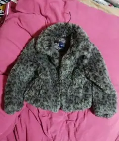 GapKids/もこもこファー/豹柄アウター