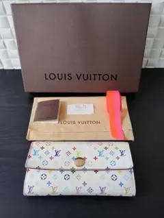 ルイヴィトン ポルトフォイユ サラ モノグラム マルチカラー 長財布
