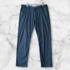 ikka コックス/青緑色 チノパンストレッチ Lのサムネイル