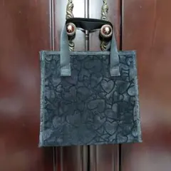 ♥️ハート柄のメッシュ素材バッグのサムネイル