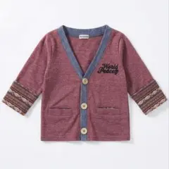 【80サイズ】カーディガン ｖネック ニット 羽織 子供服 ボレロ