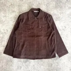 スエードブルゾン