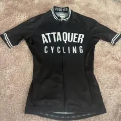 ATTAQUER 半袖サイクルジャージ Sサイズ ブラック　レディース ATTAQUER 半袖サイクルジャージ Sサイズ ブラック レディース - メルカリ