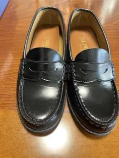 HARUTA ブラック　ローファー　美品　22㎝