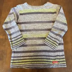 DENIM DUNGAREE ストライプ長袖Tシャツ 120cm