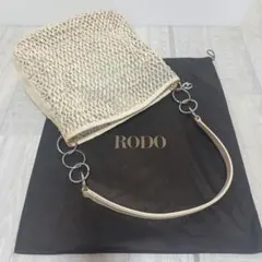 RODO 　編み込みバッグ　透かし柄　ショルダーバッグのサムネイル