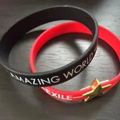 AW ガチャ EXILEゴムブレスレッド