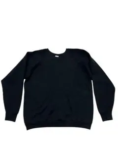 フルーツオブザルーム　90s スウェット　無地　ブラック　XL 80s