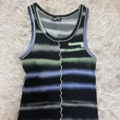 DIESEL A05027 ロゴプレート リブタンクトップ