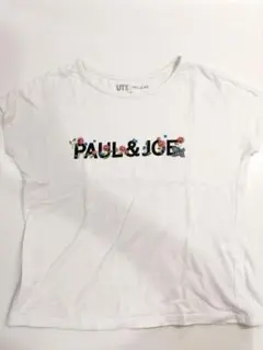 【PAUL & JOE×ユニクロ】 花柄ロゴ Tシャツ120size