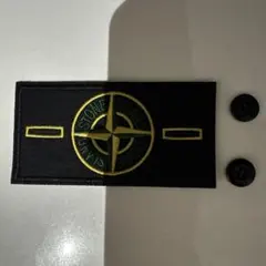 Stone Island ワッペン コンパスロゴ ブラック