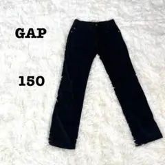 GAP ギャップ　ブラック コーディロイパンツ 150　ロングパンツ