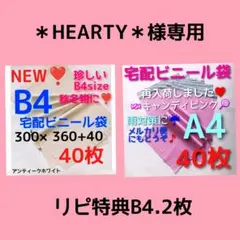 ＊HEARTY＊様専用　発送用 宅配ビニール袋 b4 梱包資材 メルカリストア