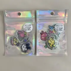 オーロラホログラムクリアフレークシール たまごっち　2種類