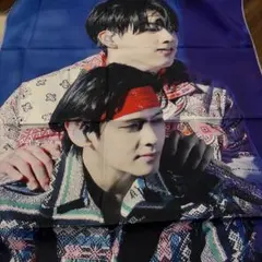 BTS jungkook v ファブリックポスター