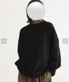 ※試着のみ※ONE'S TRUE ビッグシルエット裏毛プルオーバー①