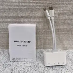 iPhone SDカードリーダー 4in1 Lightning/Type C