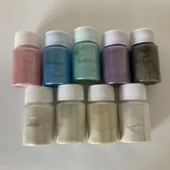 パール　パウダー　レジン　着色剤　9本