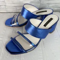 FABIO RUSCONI ファビオルスコーニ　サンダル　ミュール　クリアベルト