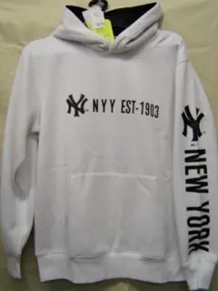 セール25% マジェスティック MLB NY ヤンキース パーカー 袖プリント