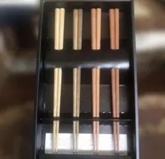 希少！木製果物モチーフ箸4本セット