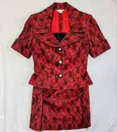 セットアップ総レース・レディーススーツ・パーティーセレモニー・ヴィンテージ7AR