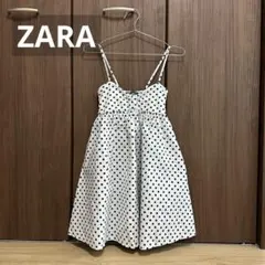 ZARA ザラ 水玉 ドット柄 キャミワンピース Sサイズ 春夏