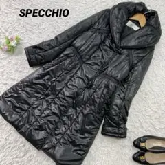 SPECCHIO スペッチオ 中綿入り ショールカラー ロングコートのサムネイル