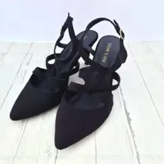 AVAIL MODE ブラック サイズLL レディース サンダル ミュール