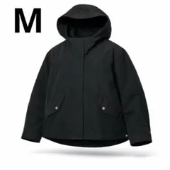 GU【M】マウンテンパーカー フード付き 撥水加工 ブラック