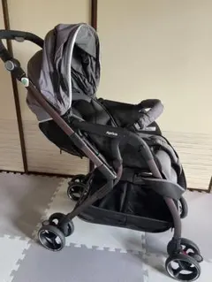 Aprica ベビーカー グレー ヘリンボーンのサムネイル