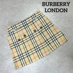 BURBERRY LONDON バーバリー ノバチェック ミニスカート 150A