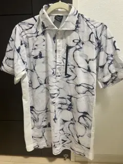 OAKLEY 半袖ポロシャツ マーブル柄 ホワイトのサムネイル