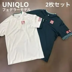 【完売モデル】ユニクロ　テニス　フェデラーモデル　シャツ　2枚セット　150のサムネイル