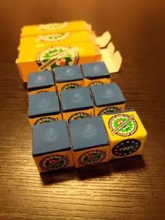 NIR ビリヤードチョーク　青　9個セット