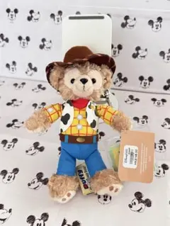 香港ディズニー ダッフィー ウッディ ぬいぐるみキーチェーン - メルカリ