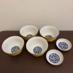 新品　たち吉　つれづれ　和食器 丼4個　小皿2個　セット 黄色 陶器 新品 たち吉 つれづれ 和食器 丼4個 小皿2個 セット 黄色 陶器 - メルカリ