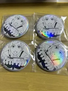 アニメキャラクター缶バッジ4個セット　中島敦　文豪ストレイドッグス