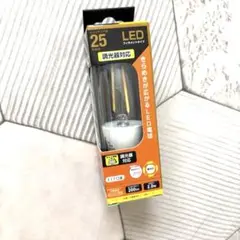 LED電球 E17 相当 調光対応　シャンデリア球　オーム電機