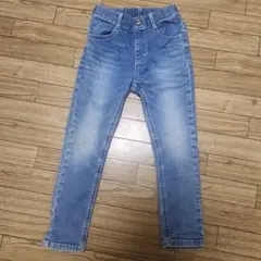 【USED】EDWIN ライトブルーデニムパンツ 120cm