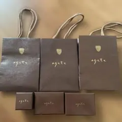 agete ショッパー＆ボックス　セット