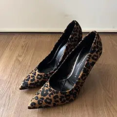 新品　ZARA　レオパード　ピンヒール　ヒョウ柄　23.5cm　レディース